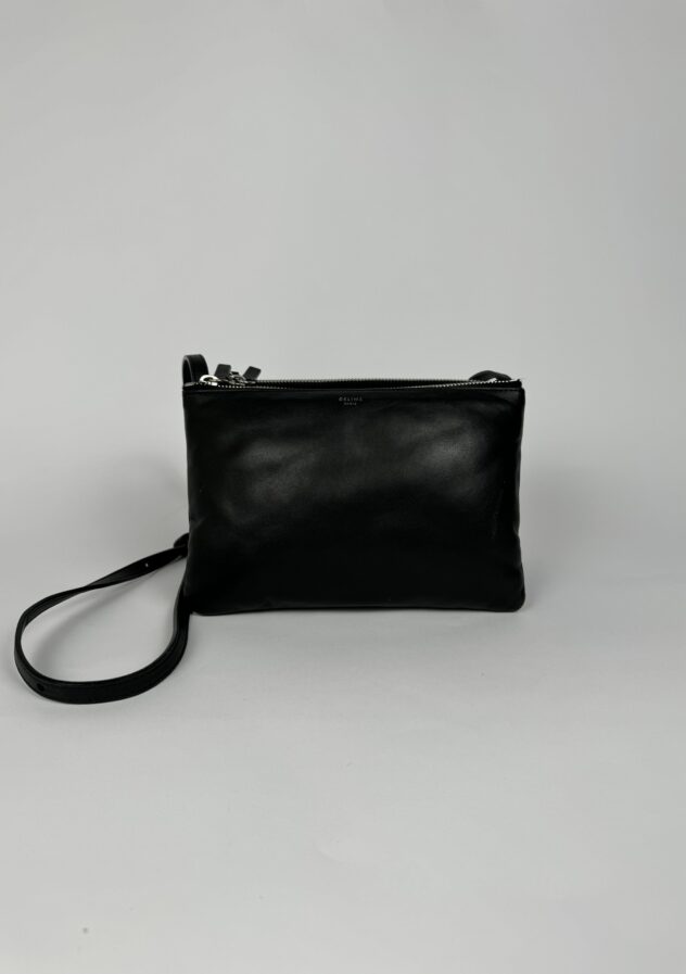 Celine puffy trio crossbody bag - front - buy now at The Collectives Amsterdam