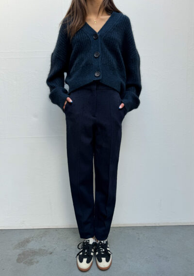 Tory Burch navy wool pants - The Collectives Amsterdam