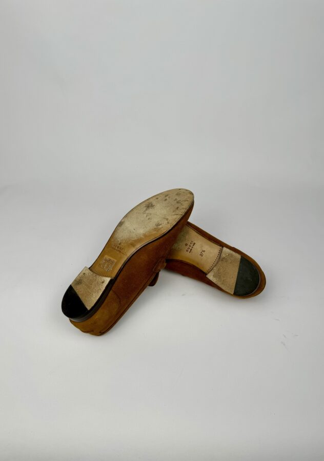 Gucci suede loafers - camel - size 37.5 - buy now at The Collectives Amsterdam