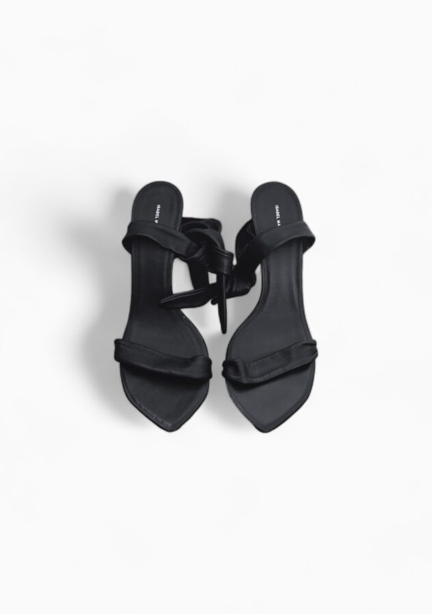 Isabel Marant Black Leather Sandals - Size 39 - The Collectives Amsterdam - rent and buy secondhand and vintage designer clothes