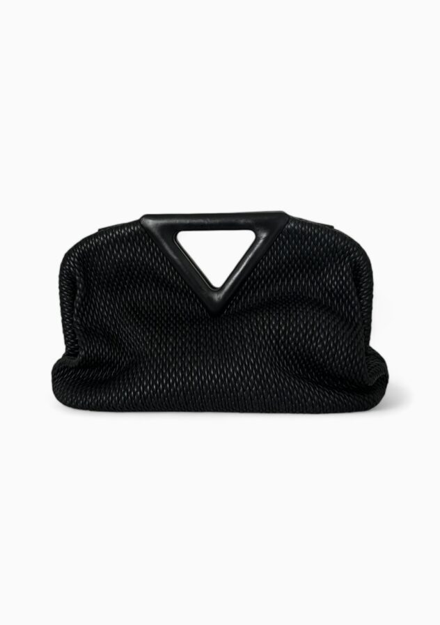 Bottega Veneta Black Point Bag - The Collectives Amsterdam - rent and buy secondhand and vintage designer clothes