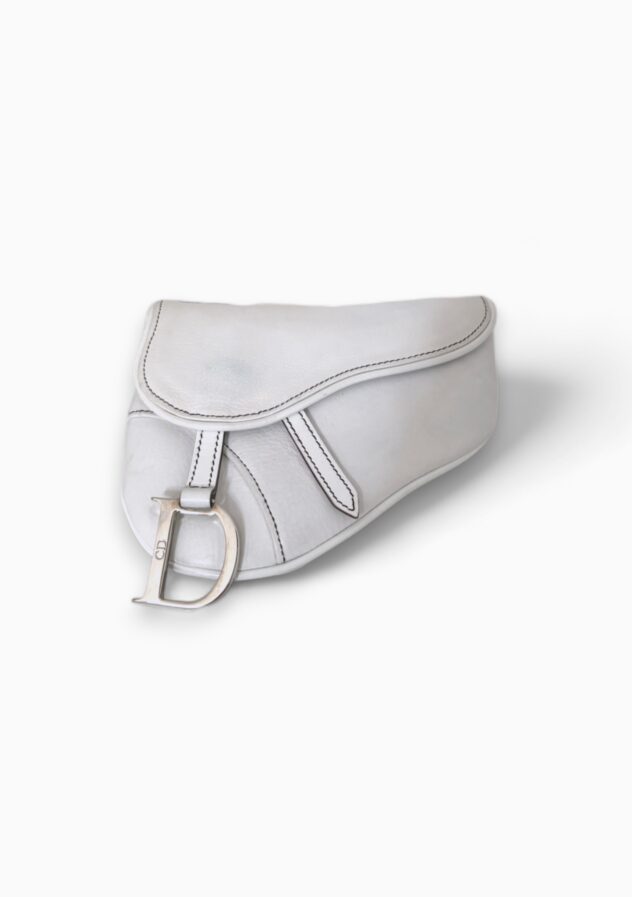 Christian Dior Saddle Leather Clutch Belt Bag - The Collectives Amsterdam - rent and buy secondhand and vintage designer clothes