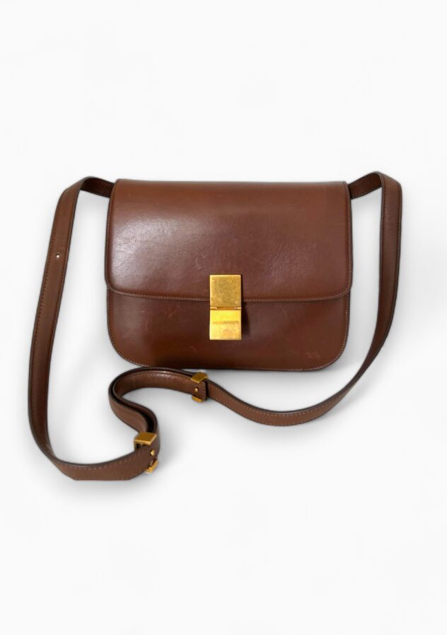 Celine Classic Box Shoulder Bag - The Collectives Amsterdam - rent and buy secondhand and vintage designer clothes