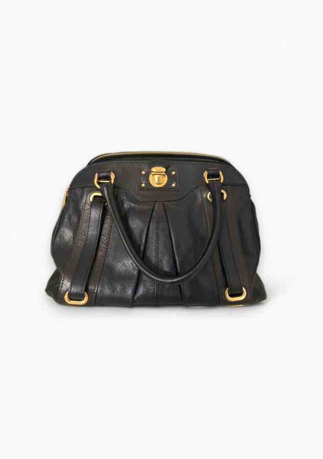 Marc Jacobs Classic Black Leather Bag - The Collectives Amsterdam - rent and buy secondhand and vintage designer clothes