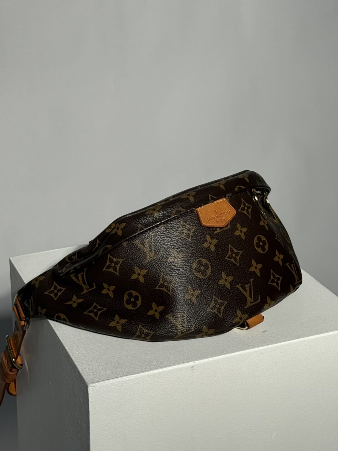 Waist bag with LV all over print
